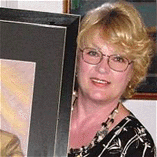 Judy Klement in her studio
